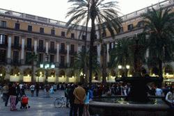 Our hotel was located overlooking this beautiful and lively plaza.